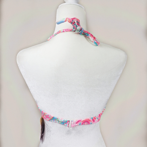 Coco Rave Nixie Bandeau Halter Bikini Top Sz. 32D - Picture 3 of 14